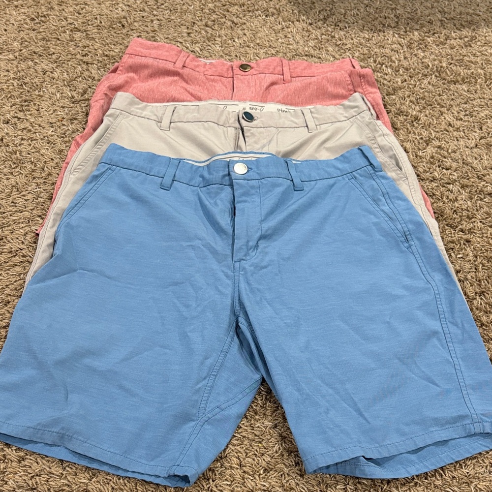 Johnnie-O Calcutta Performance Golf Men’s‎ Shorts size 32 bundle